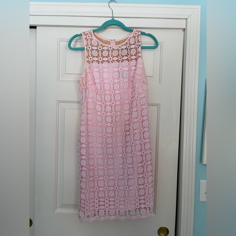 Ralph Lauren Pink Eyelet Dress